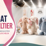 Jellycat Kuscheltiere mit Hase, Croissant und Taschenanhänger
